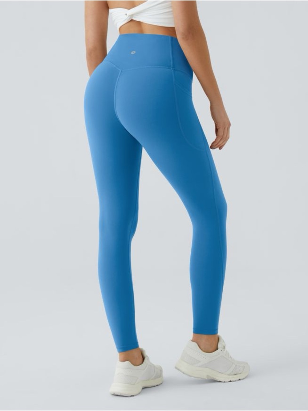 Halara UltraSculpt High Waisted Pocket Shaping Leggings - Medium M - Blue - NEW